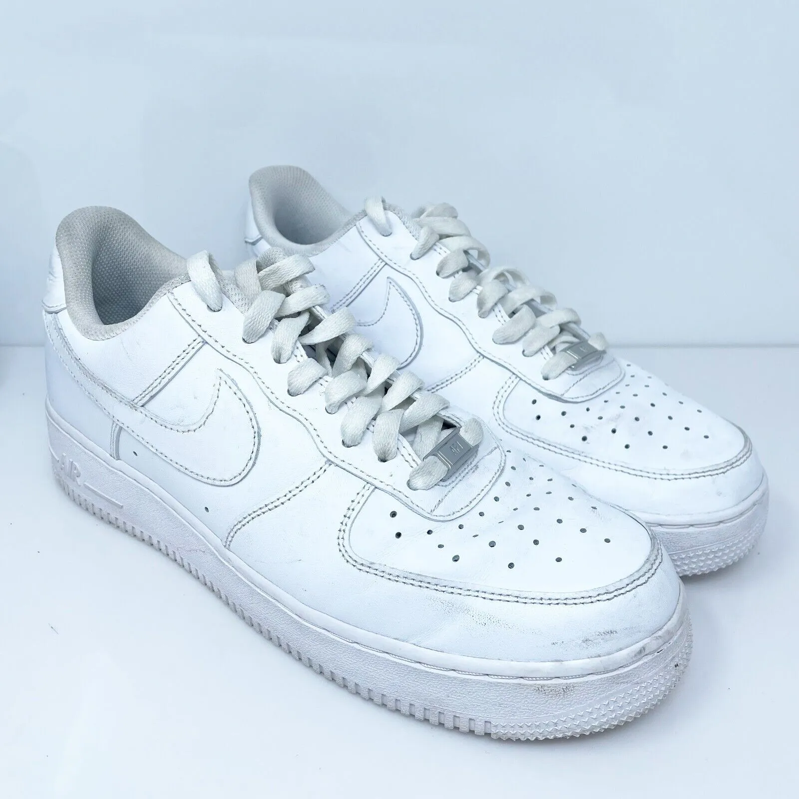 Nike Mens Air Force 1 07 CW2288-111 White Casual Shoes Sneakers Size 10