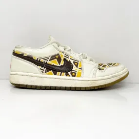 Nike Mens Air Jordan 1 Low CZ4155-100 White Basketball Shoes Sneakers Size 6