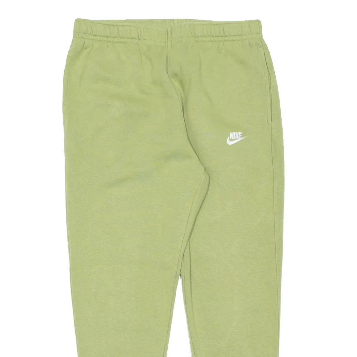 NIKE Mens Joggers Green Tapered XL W30 L28