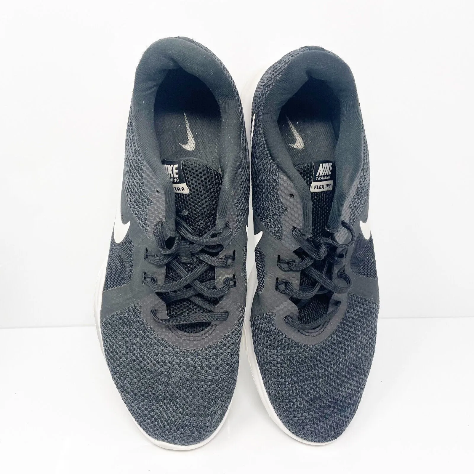 Nike Womens Flex Trainer 8 924339-001 Black Running Shoes Sneakers Size 10