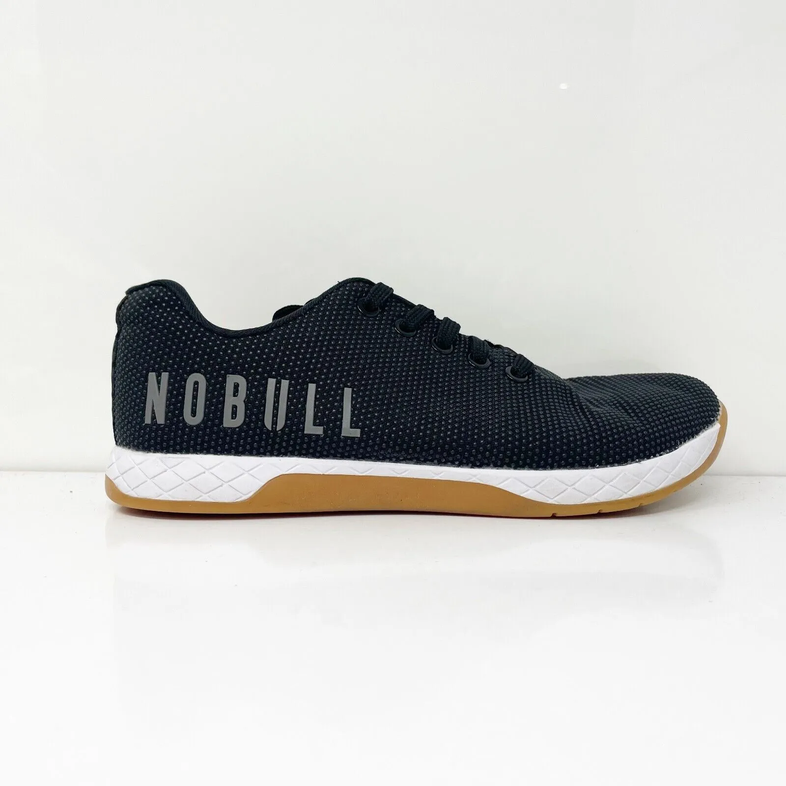 Nobull Unisex Gum Trainer Black Running Shoes Sneakers Size M 7.5 W 9