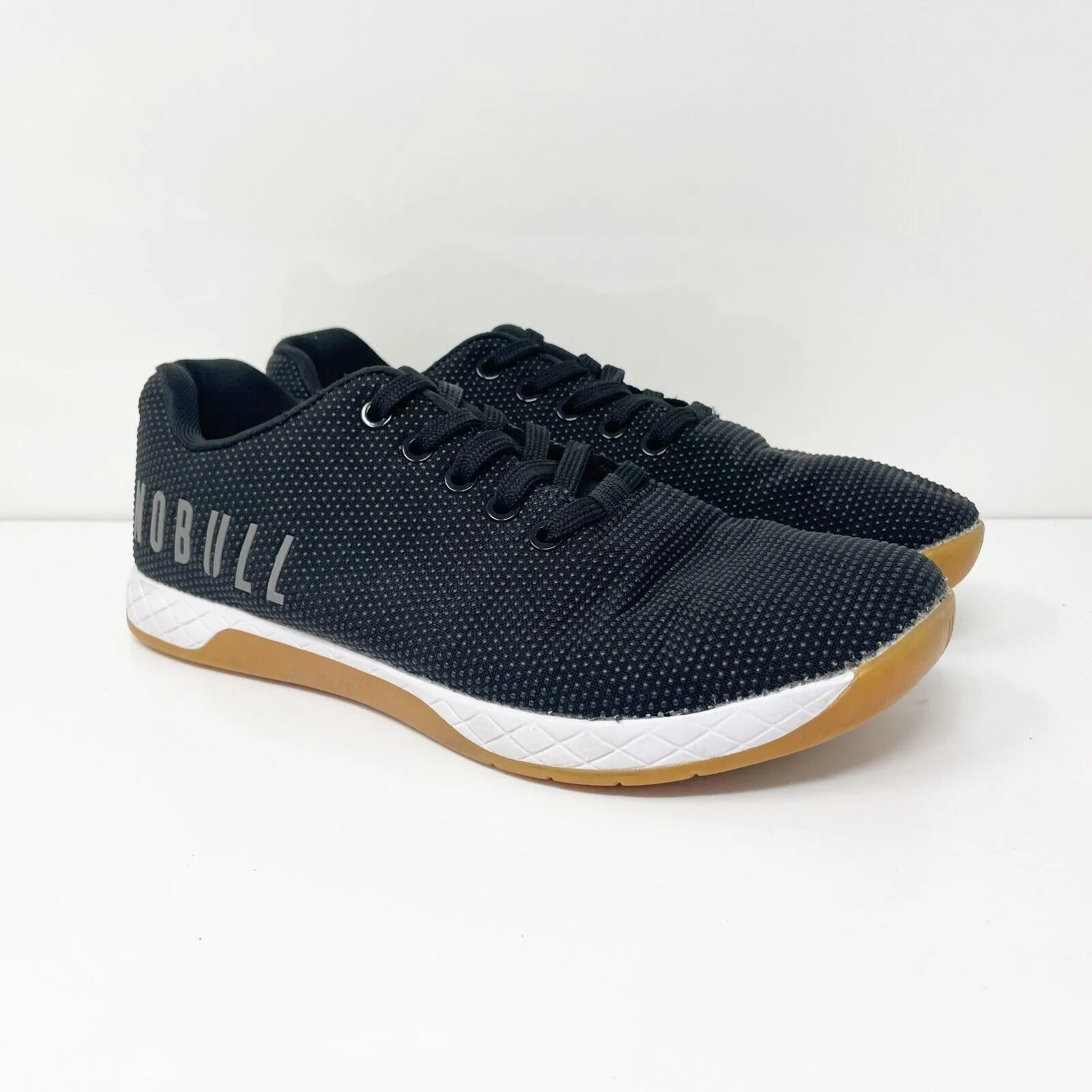 Nobull Unisex Gum Trainer Black Running Shoes Sneakers Size M 7.5 W 9