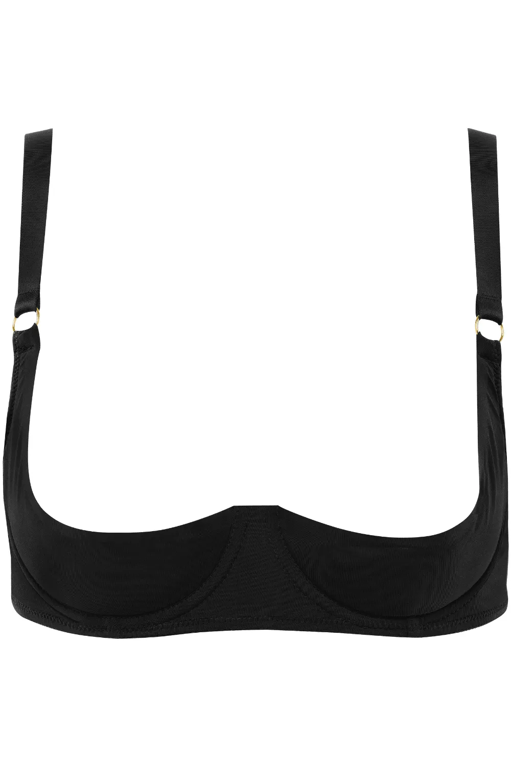 Nocturnal Noise Black Bra Top