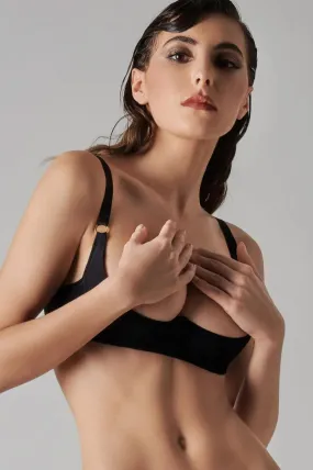 Nocturnal Noise Black Bra Top