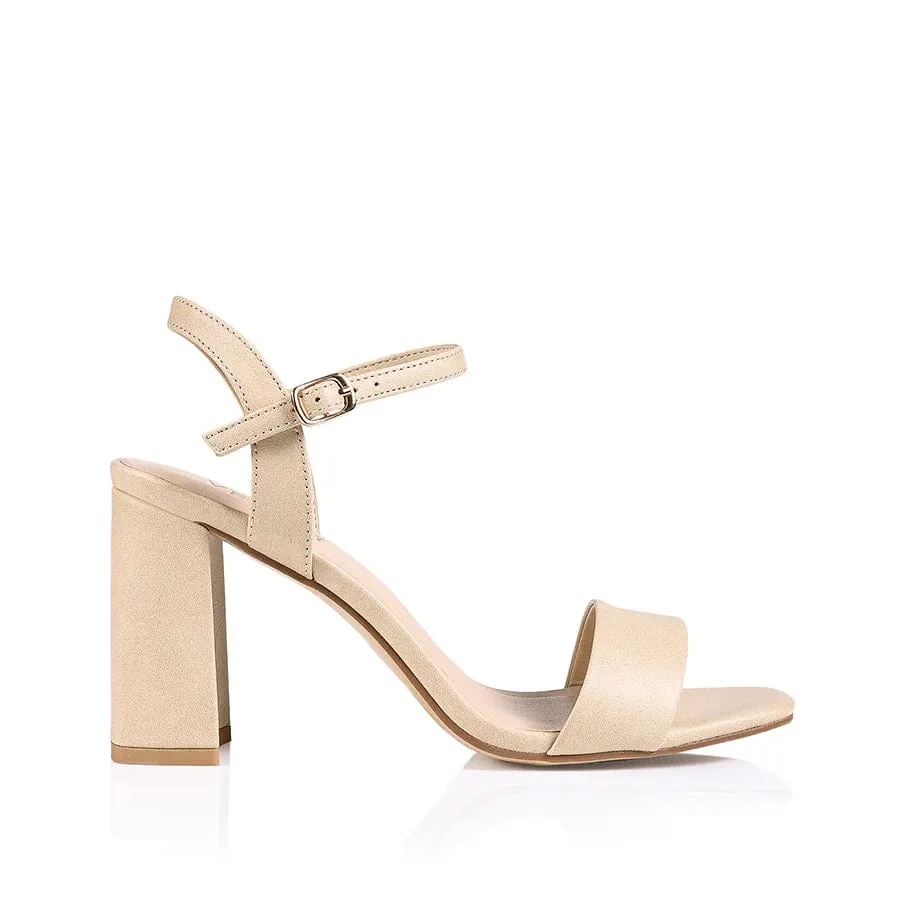 Nude Softee Crane Block Heel