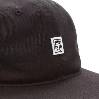 OBEY EIGHTY NINE HAT // BLACK