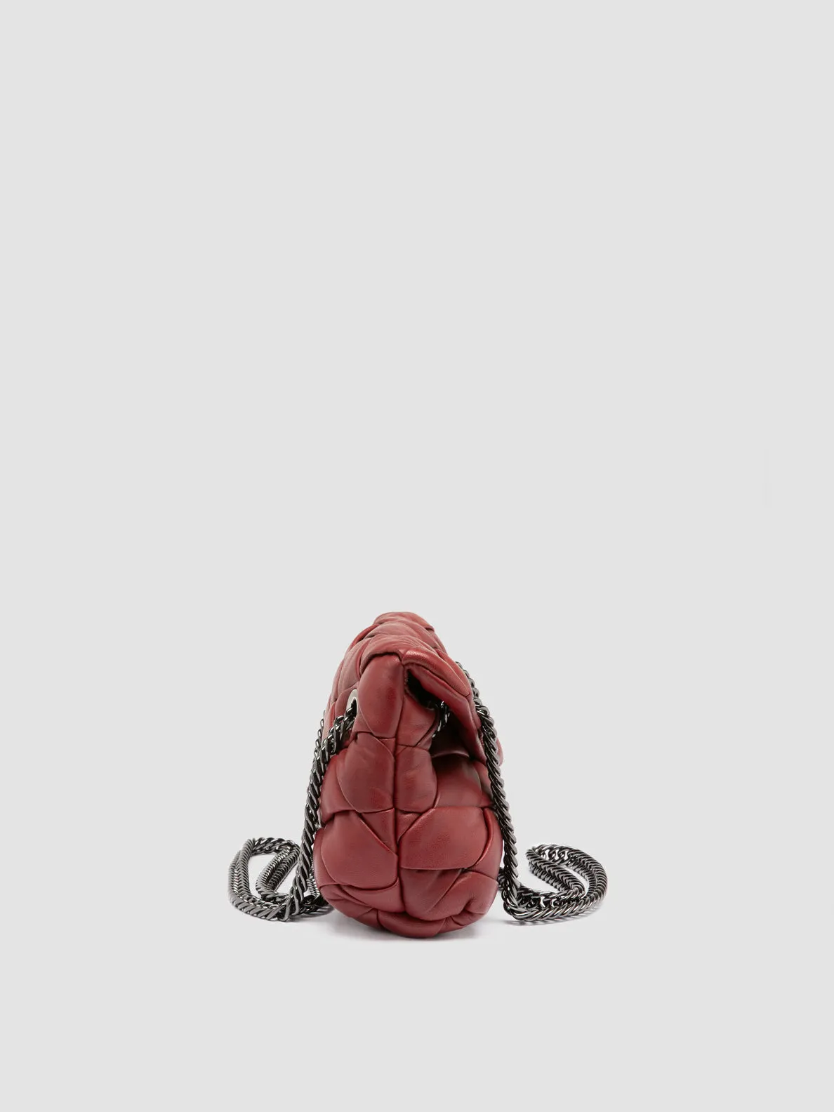 OC CLASS 061 Massive - Red Leather Shoulder Bag