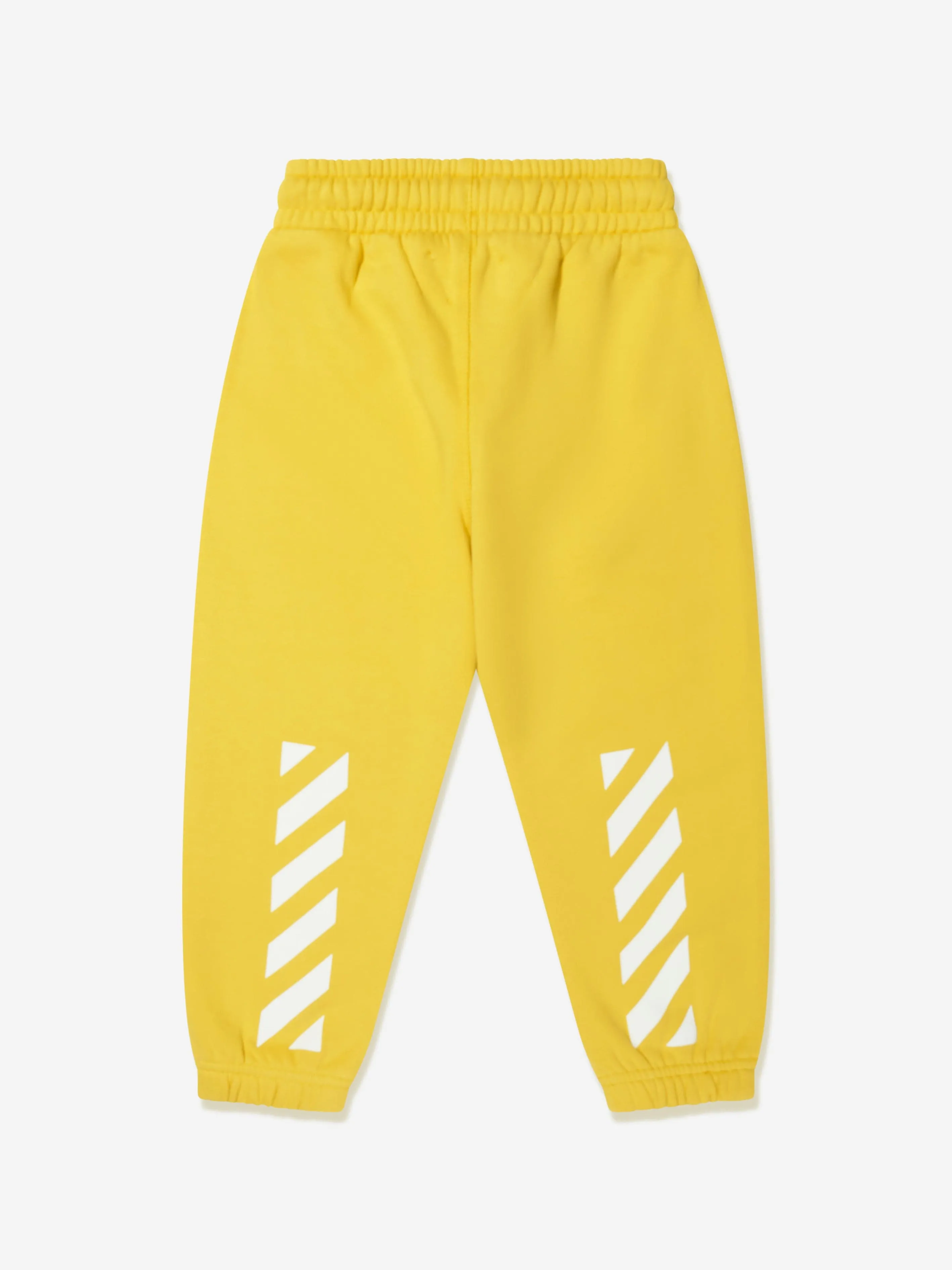 Off-White Boys Bookish Diag Joggers in Yellow