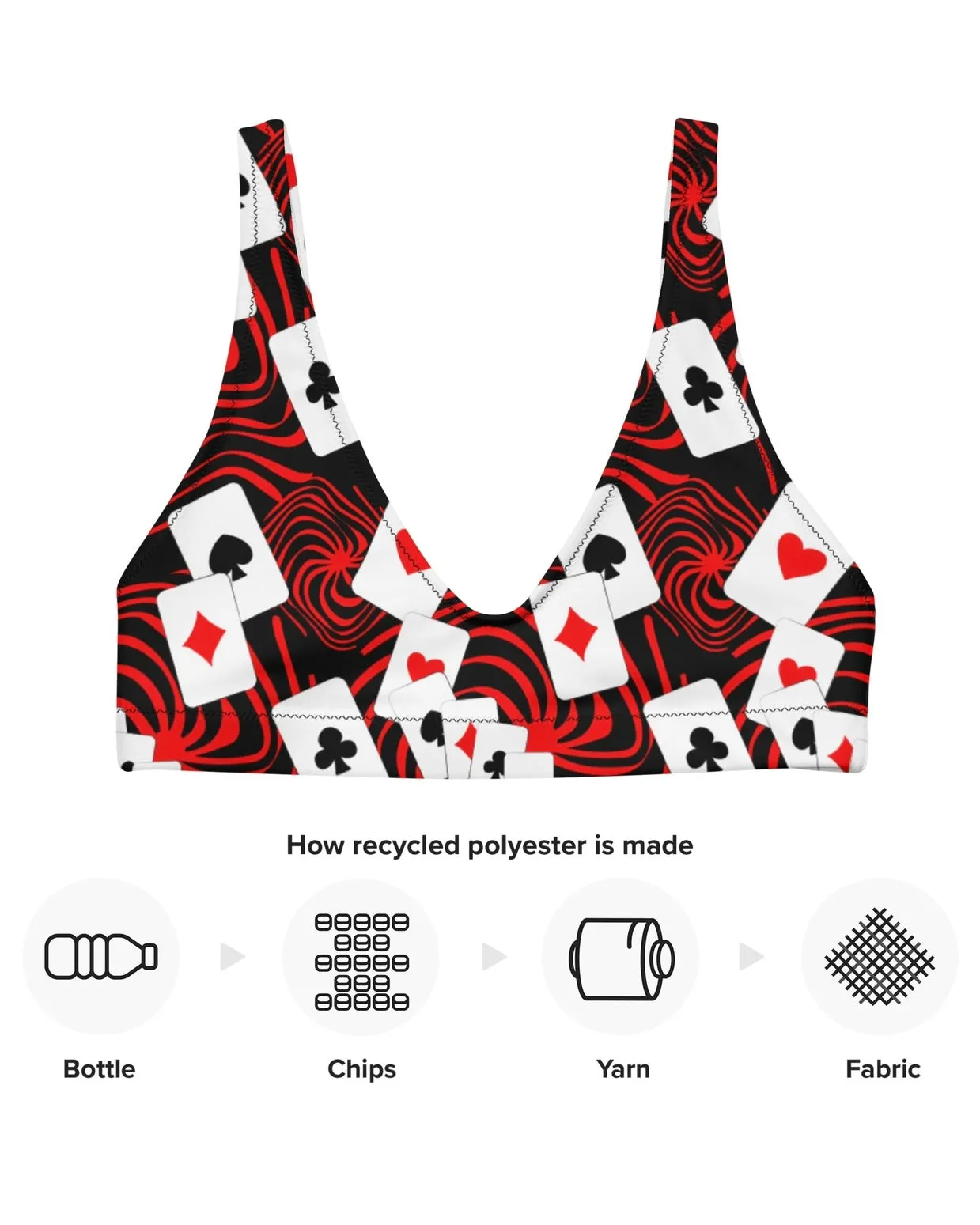 Bra Top with Off With Your Head Design