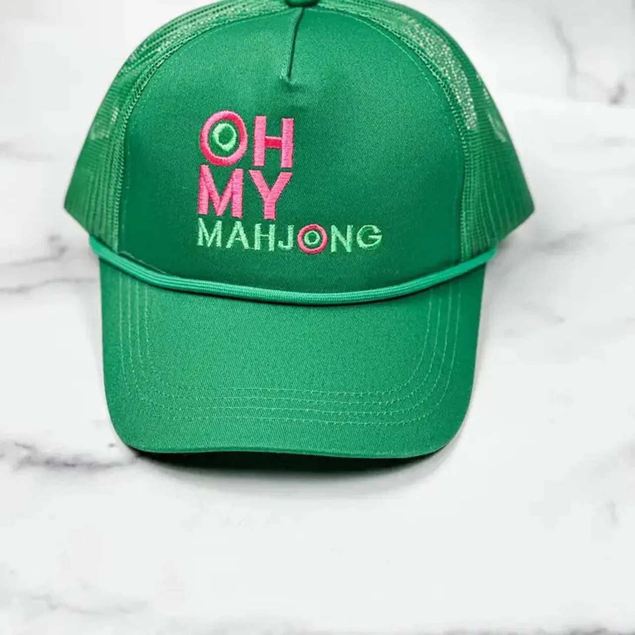 Green Oh My Mahjong Hat