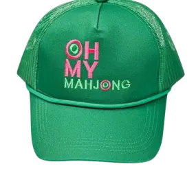 Green Oh My Mahjong Hat