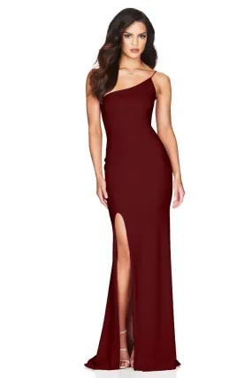 One Shoulder Gown in Muscat by Nookie Jasmine