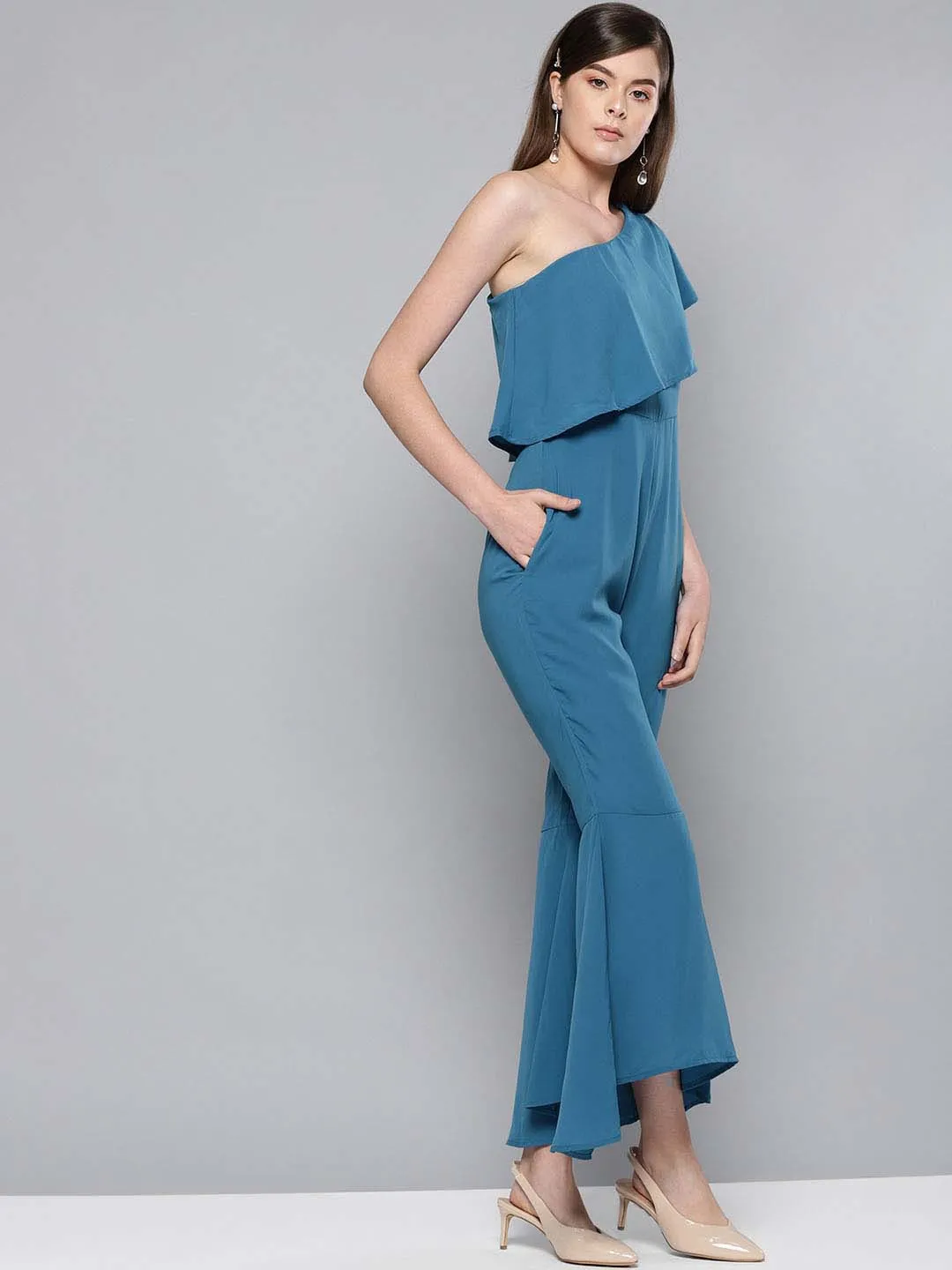 One Shoulder Jumpsuit