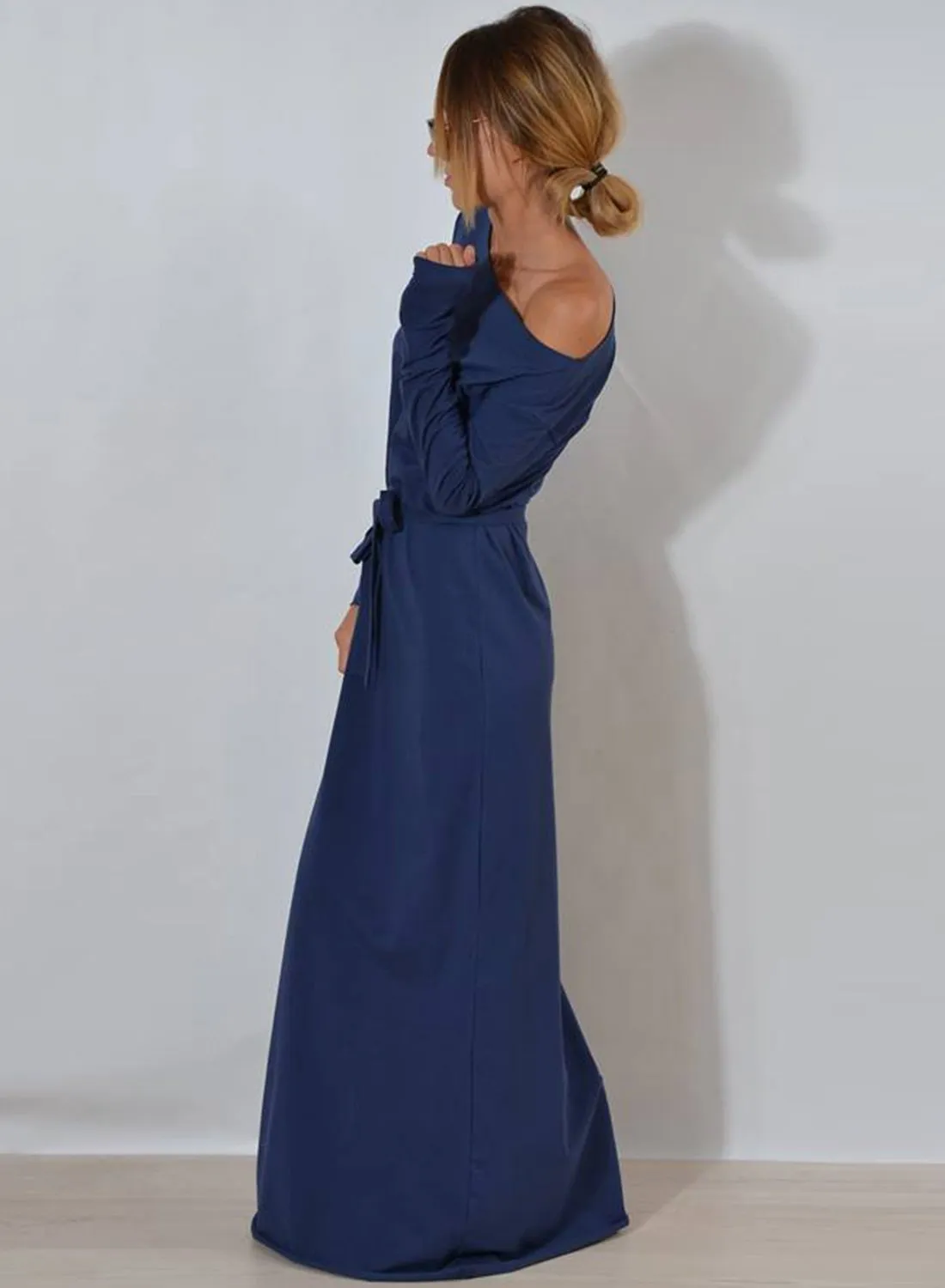 One Shoulder Maxi Dress