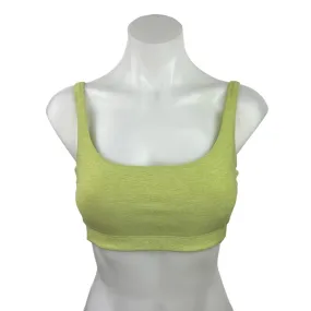 Outdoor Voices Women's Heathered Green Pullover Scoop Neck Athletic Sports Bra S