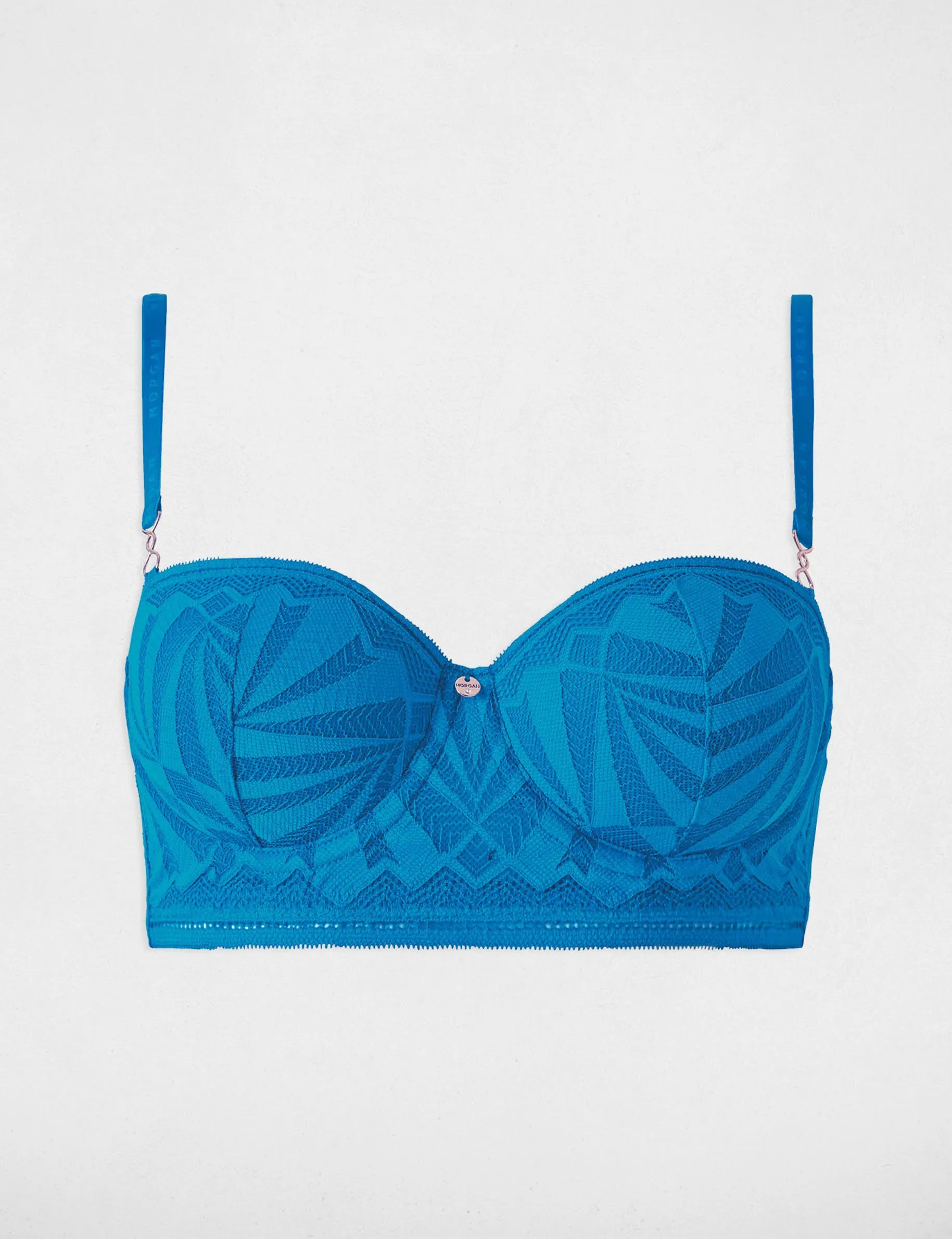 Padded bra blue ladies'