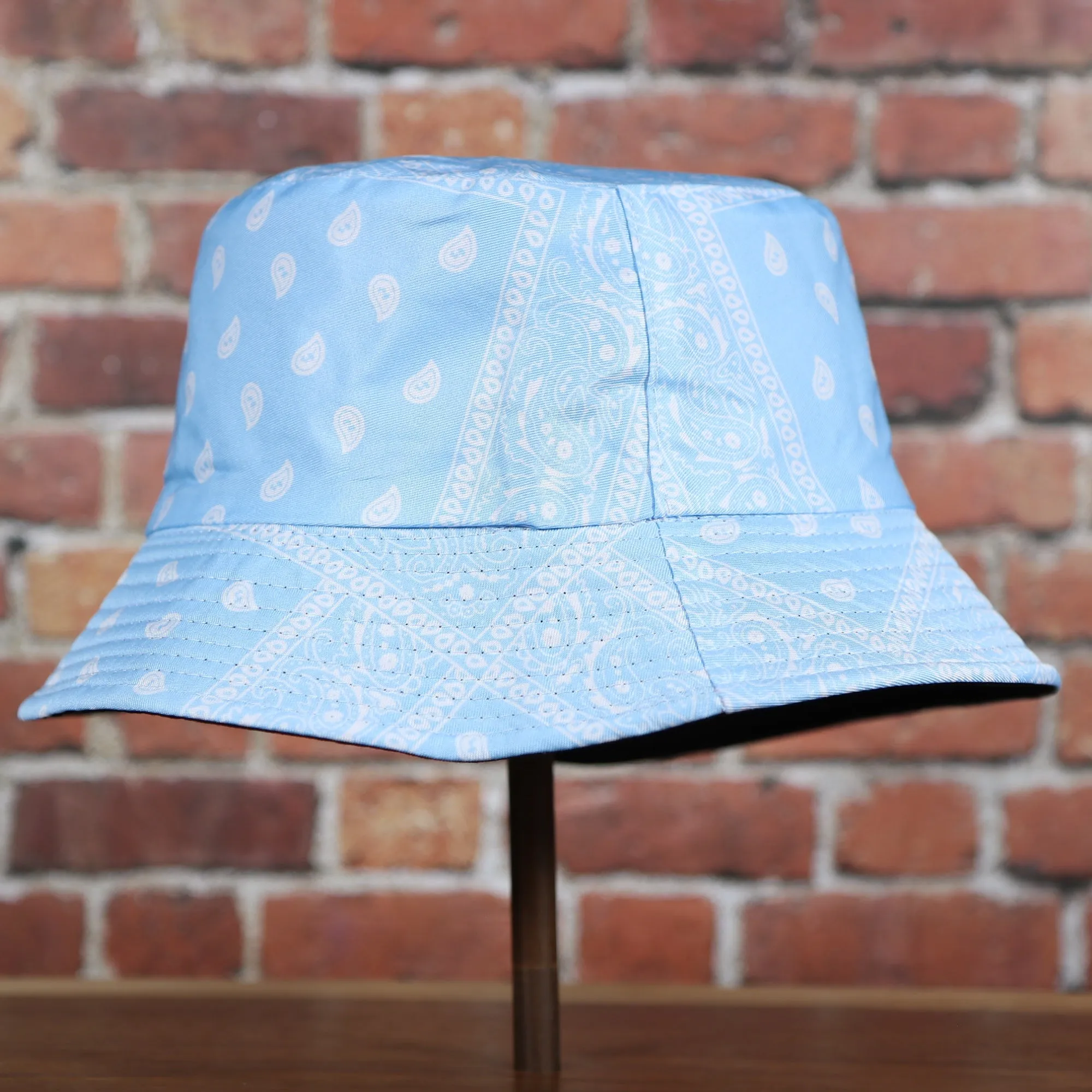 Paisley Bandana & Bucket Hat Set - Foot Clan - Icy Blue S/M