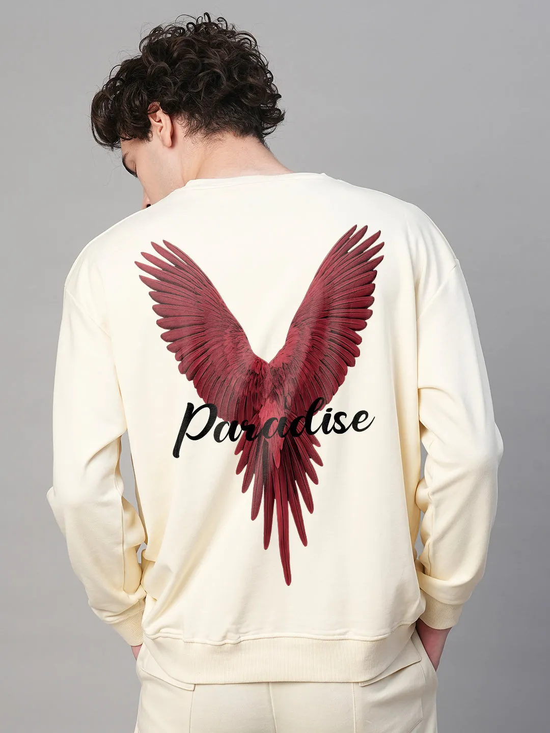 Paradise Men Drop Shoulder Premium Terry Sweatshirt