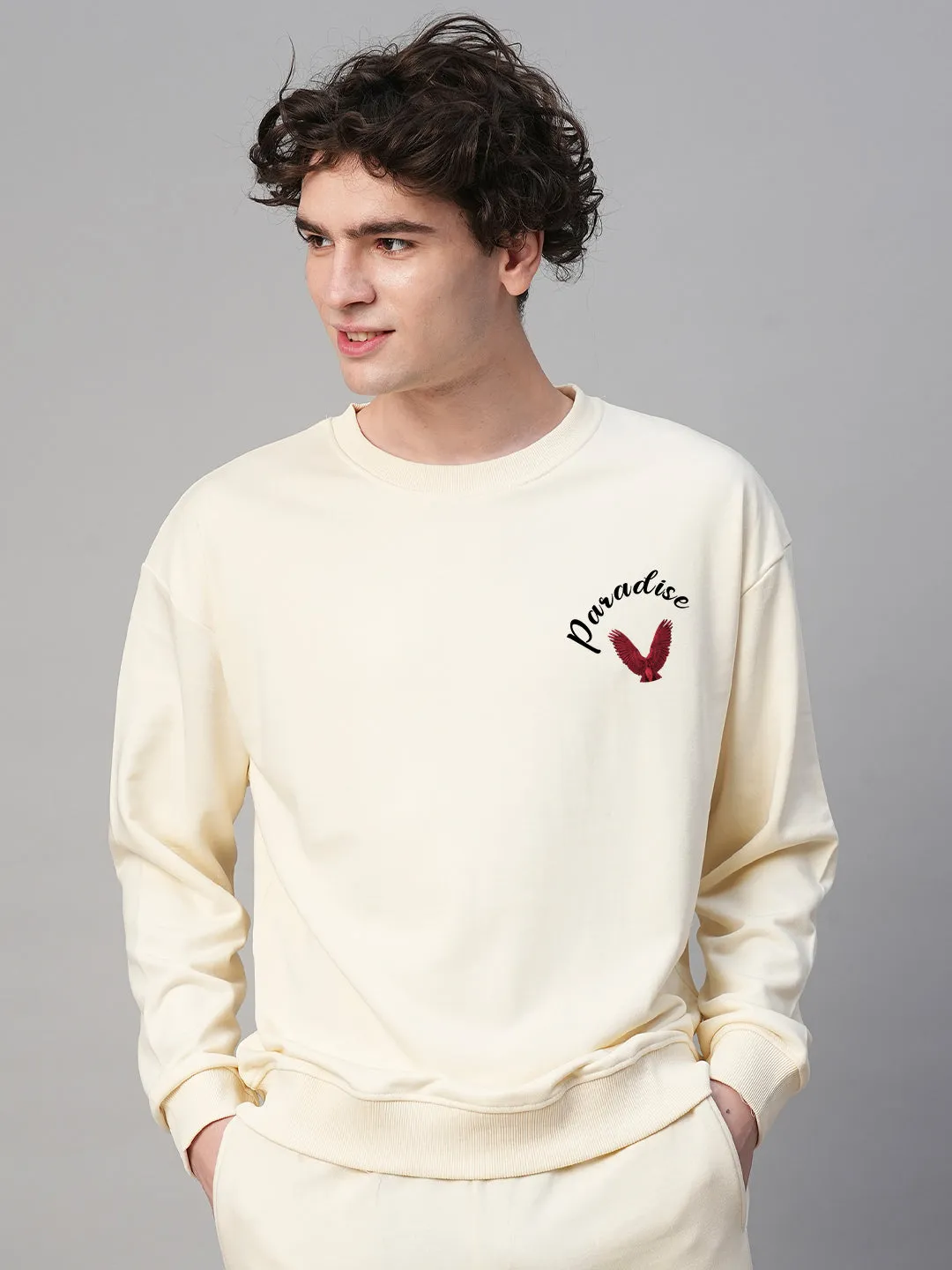 Paradise Men Drop Shoulder Premium Terry Sweatshirt