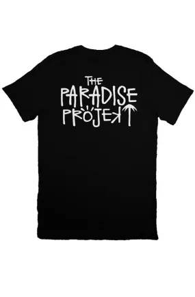 Paradise Palm Tree Black and White T-Shirt