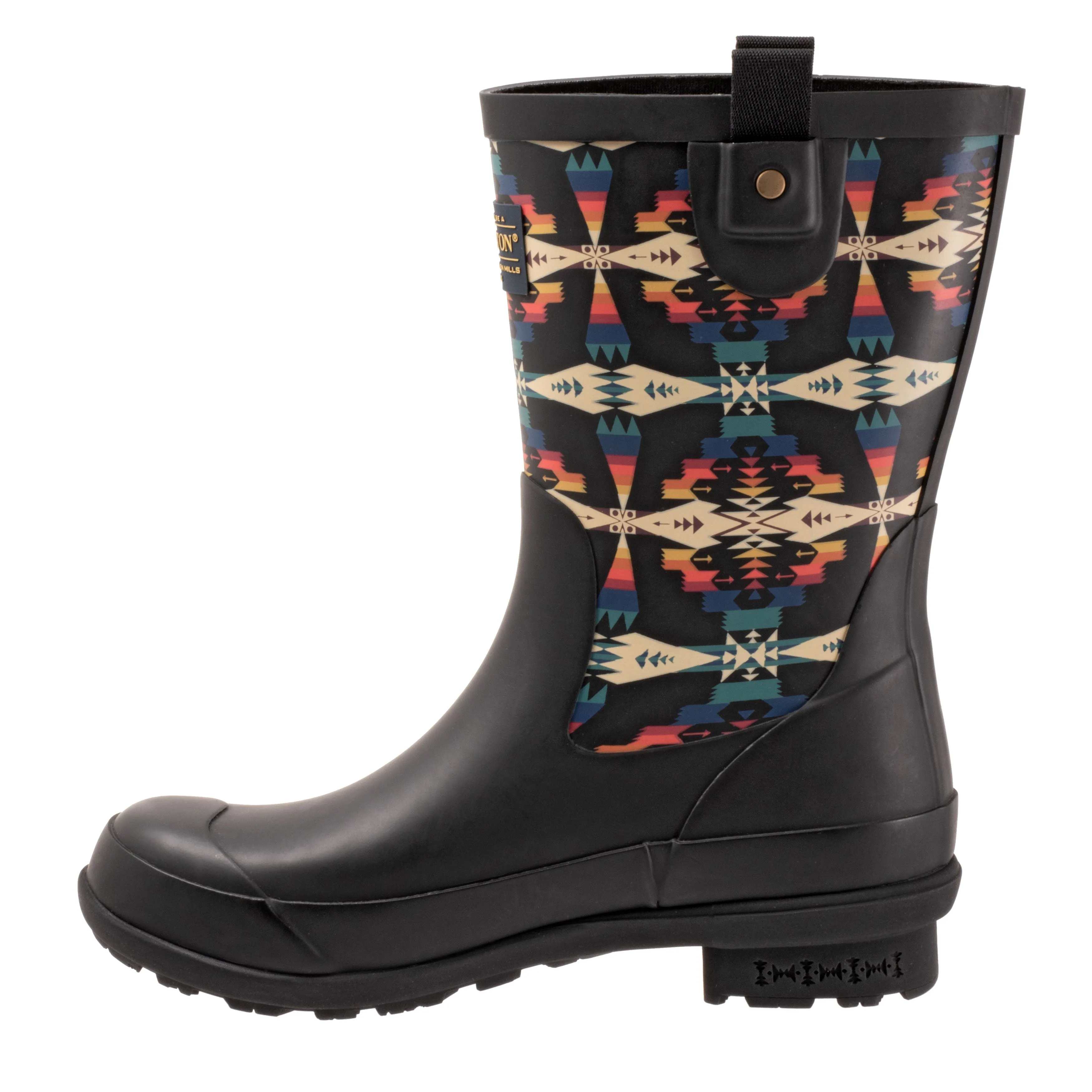 Pendleton Black Women's Rain Boot - Tucson Mid