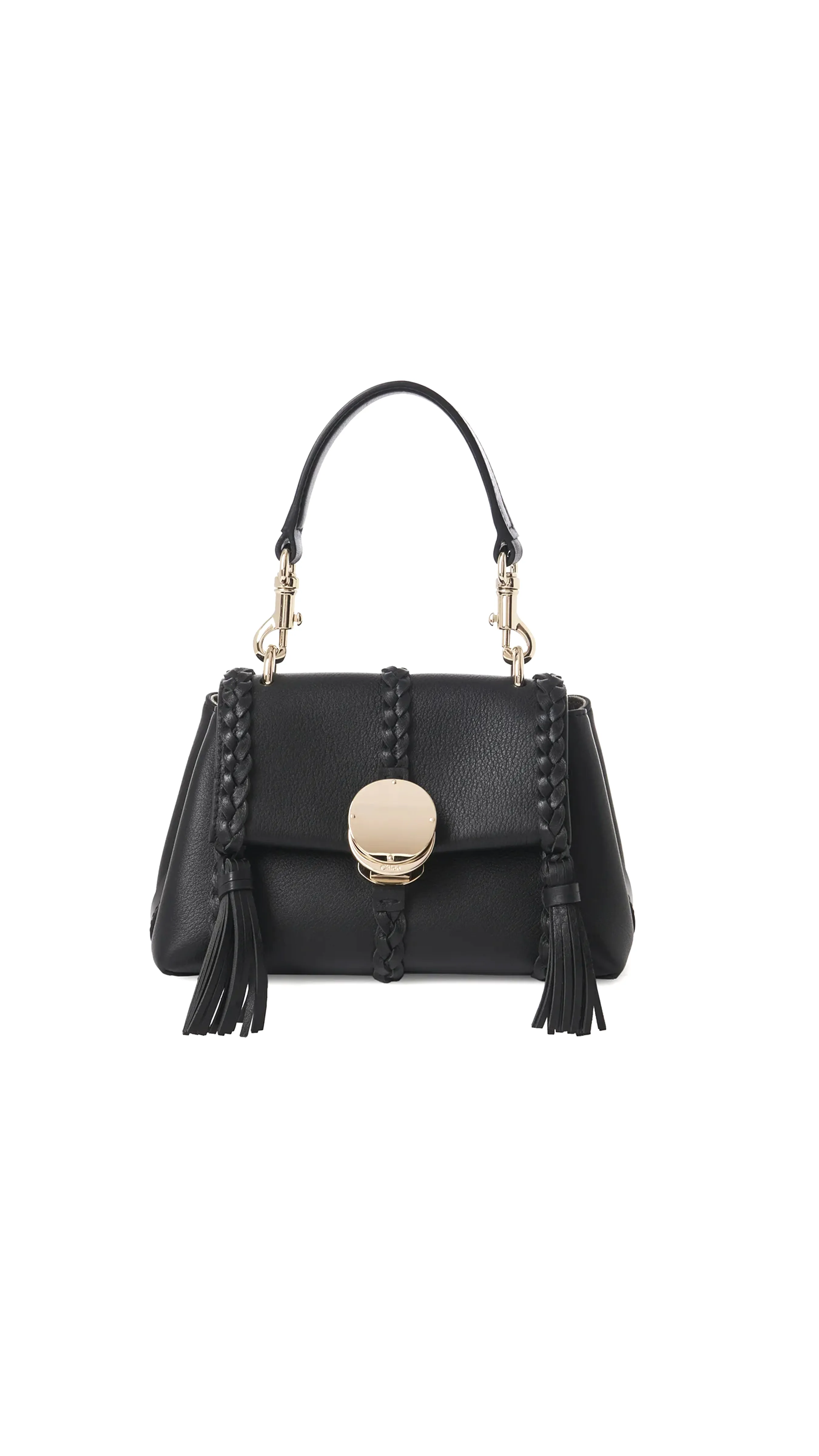 Classic Black Shoulder Bag