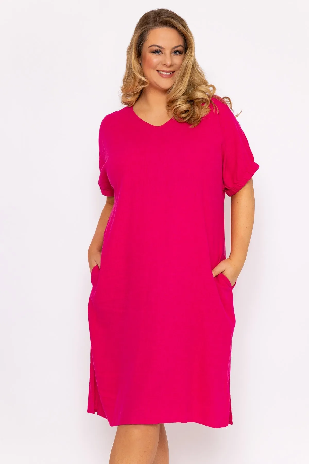 Pink Viscose Dress