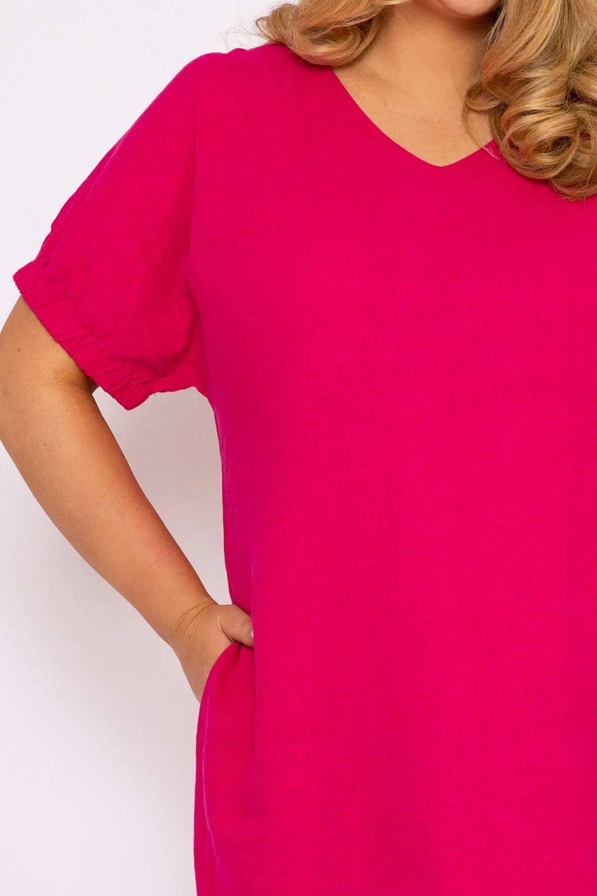 Pink Viscose Dress