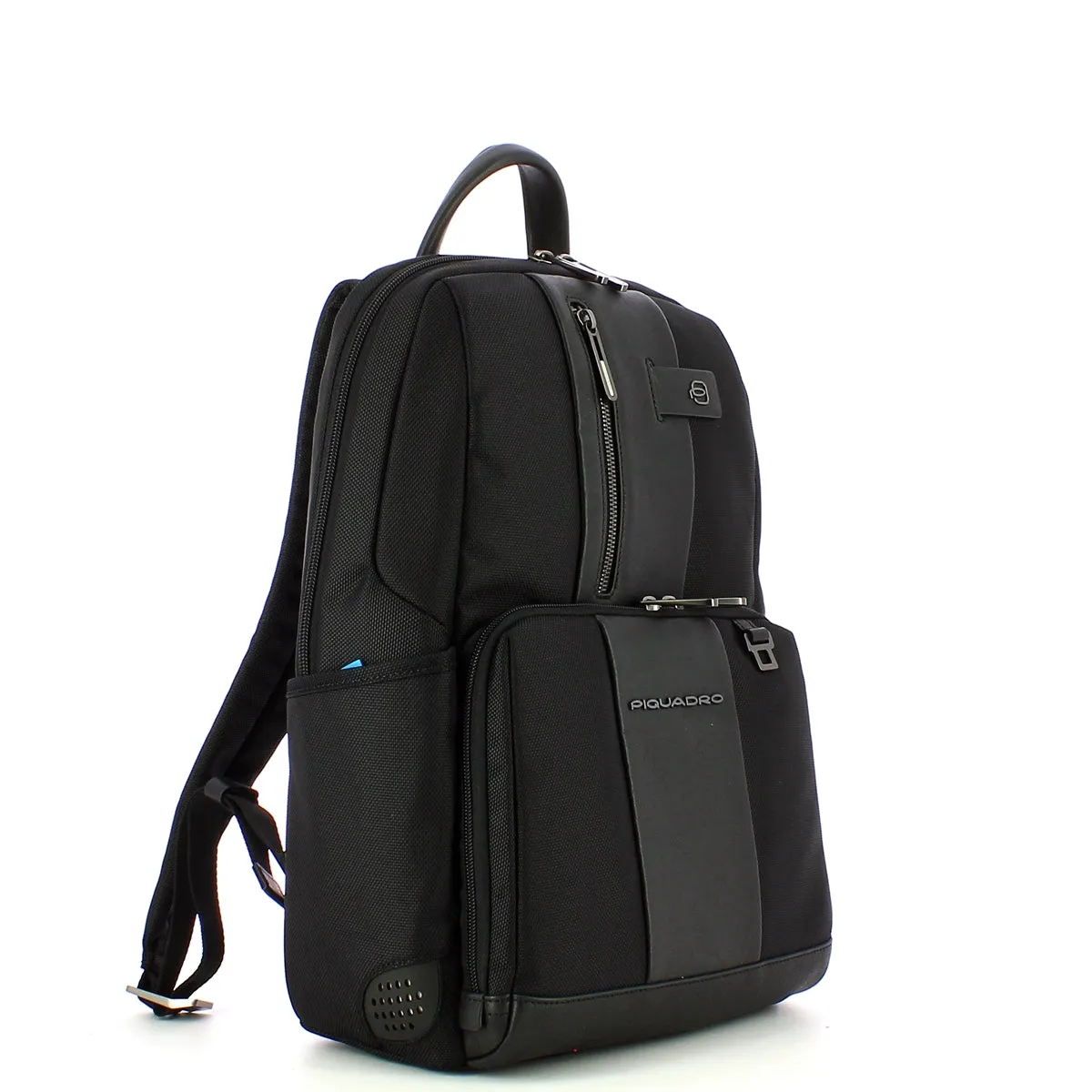 Piquadro Brief 2 14.0-inch Recycled Fabric Laptop Backpack - CA3214BR2 - BLACK