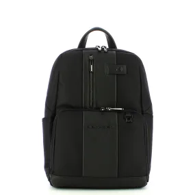 Piquadro Brief 2 14.0-inch Recycled Fabric Laptop Backpack - CA3214BR2 - BLACK