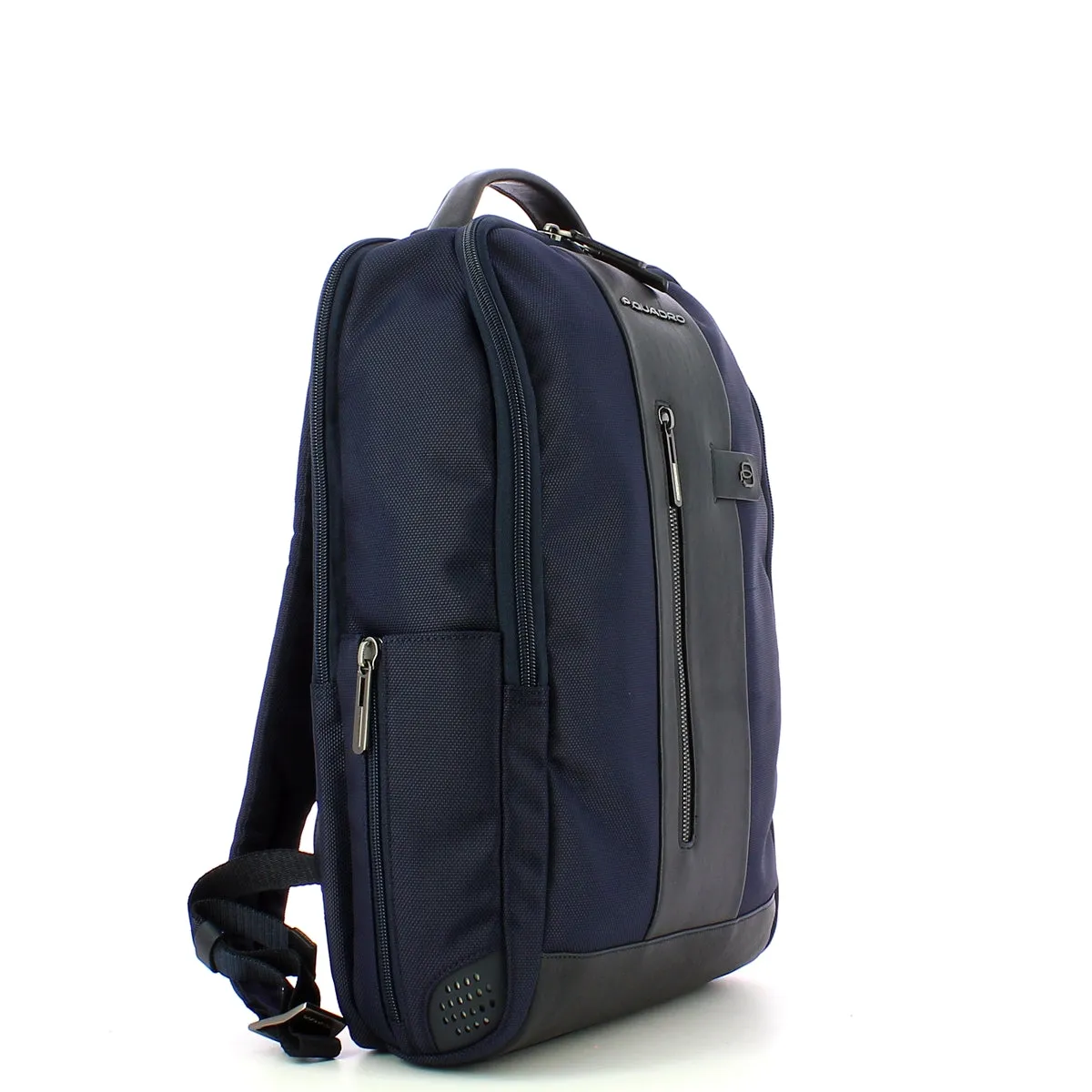 Piquadro - Recycled Fabric Laptop Backpack Brief 2 15.6 - CA4818BR2 - Blue