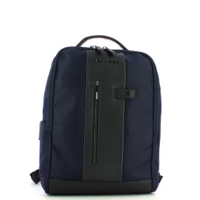 Piquadro - Recycled Fabric Laptop Backpack Brief 2 15.6 - CA4818BR2 - Blue