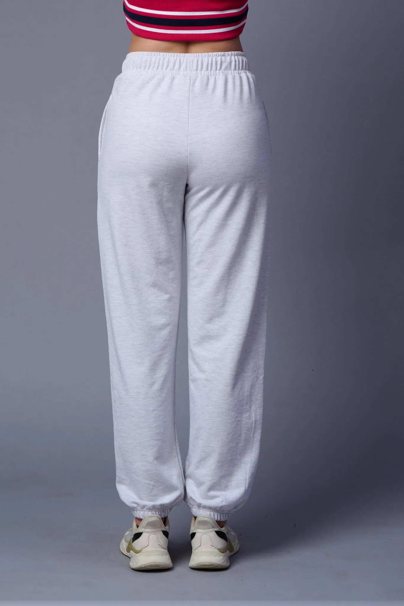 Plain Grey Joggers for Women