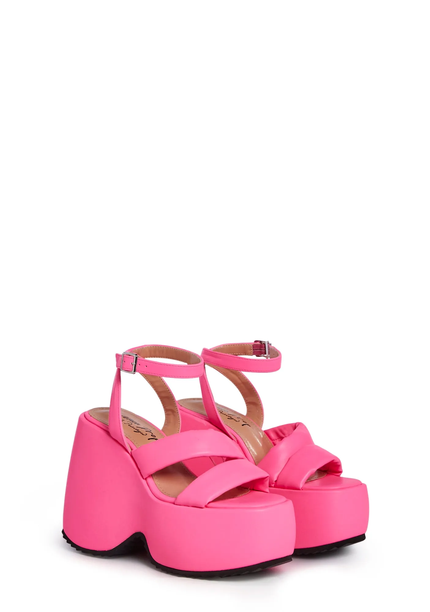 Platform Wedges - Pink