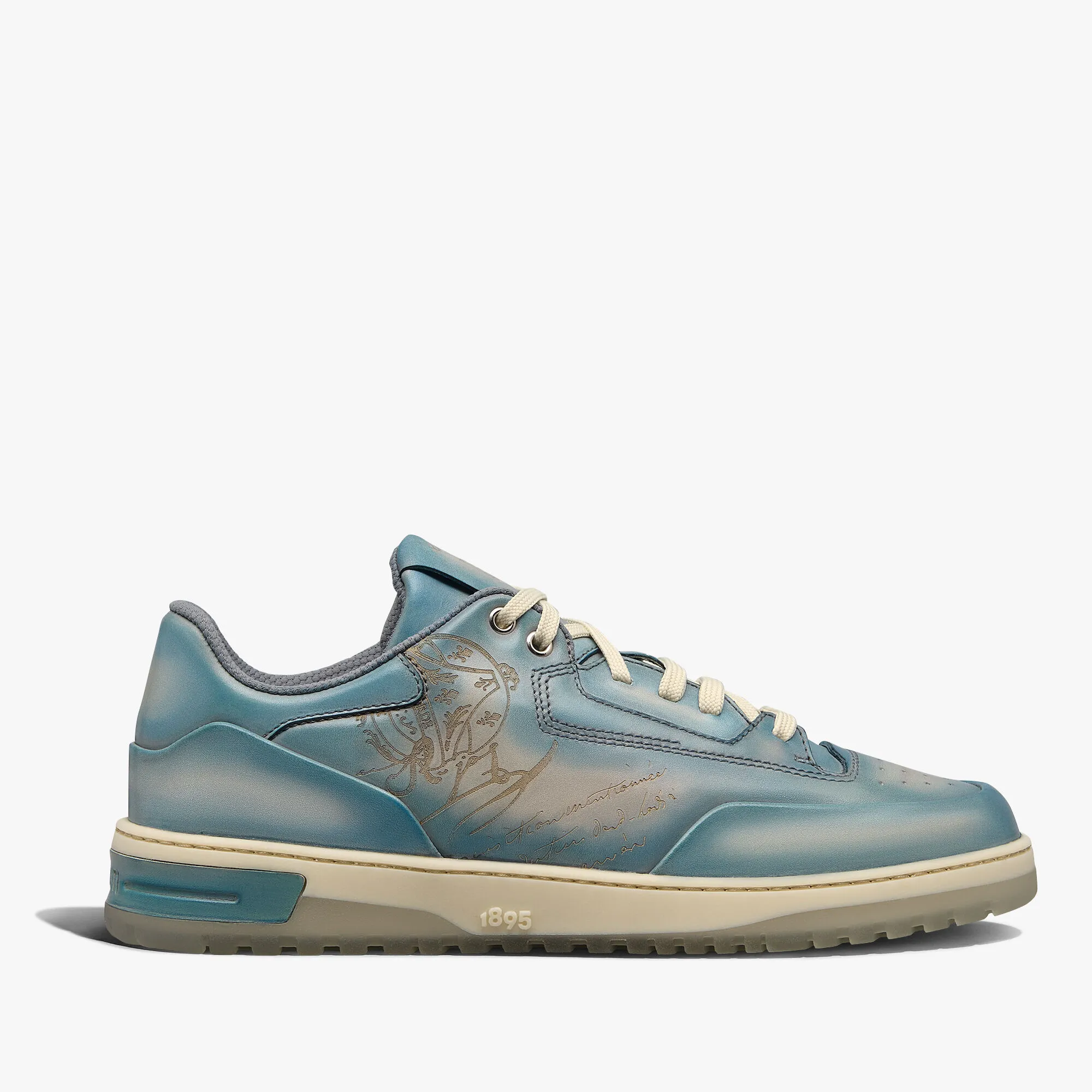 Calf Leather Sneaker Playoff Scritto Venezia