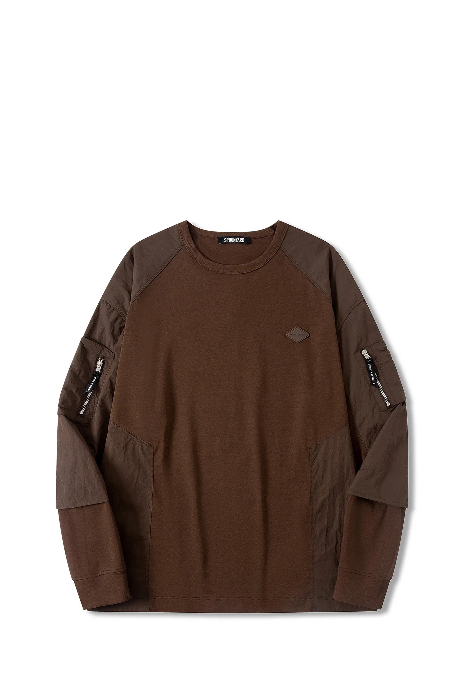 POCKET PANEL LS T-SHIRT