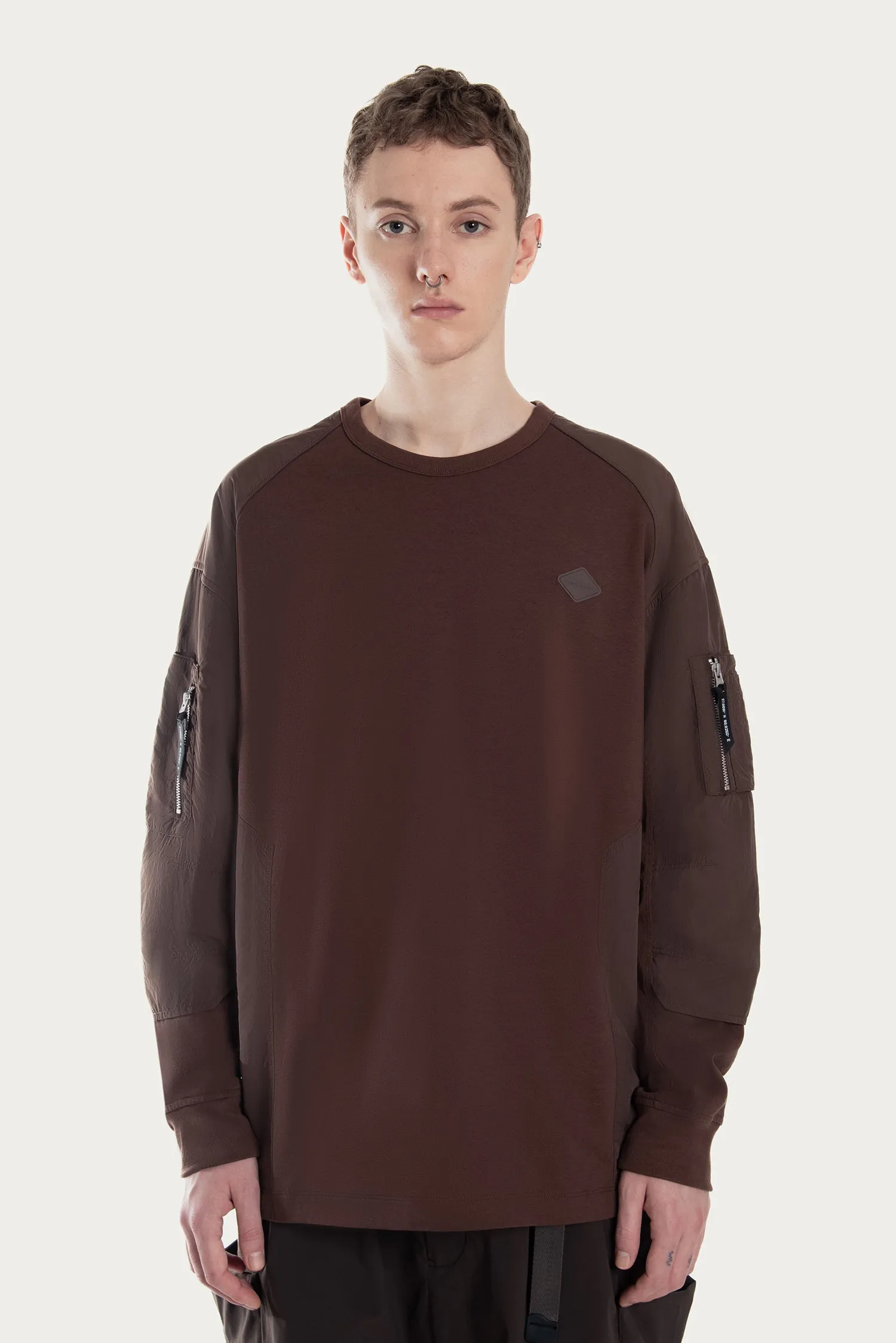 POCKET PANEL LS T-SHIRT