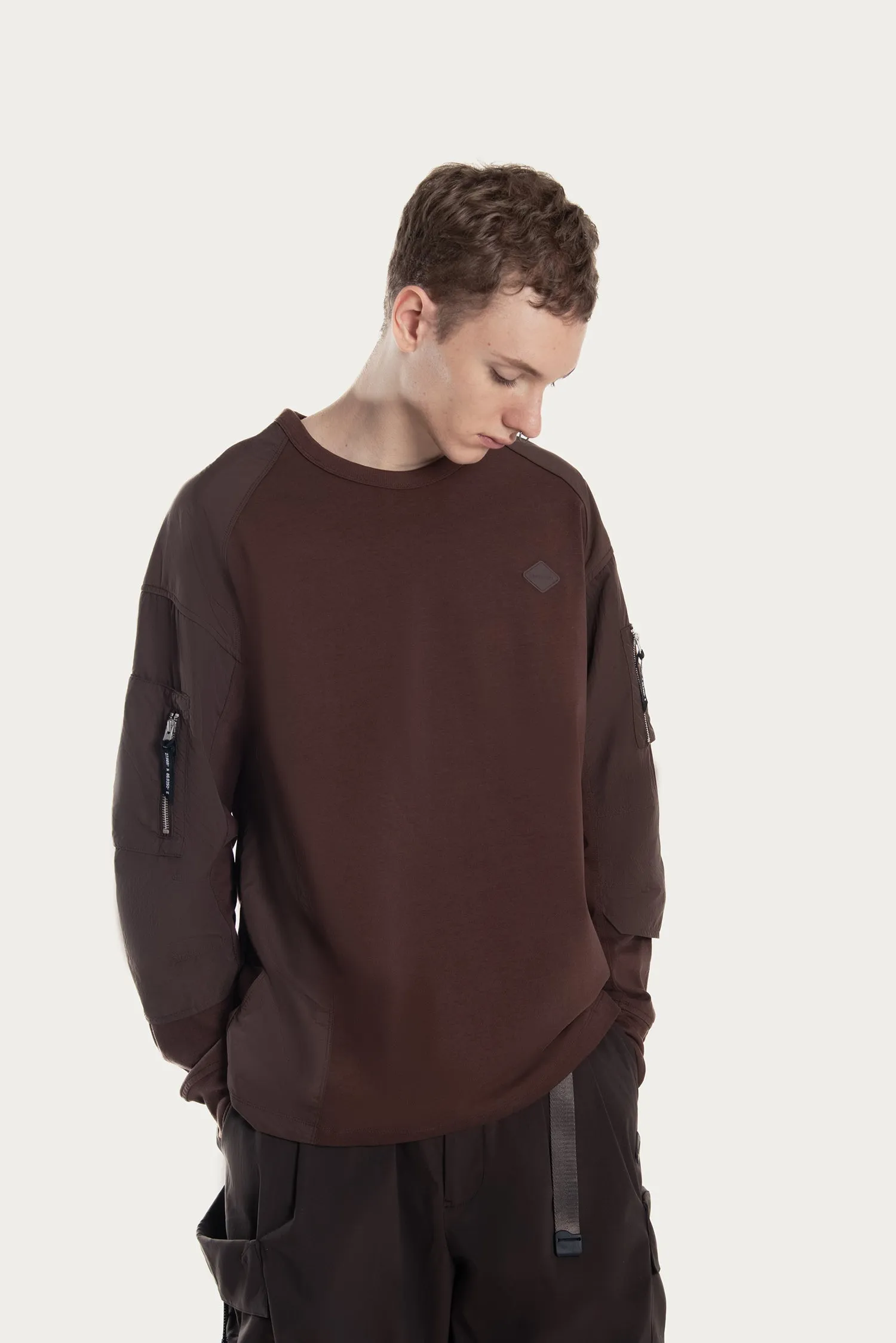 POCKET PANEL LS T-SHIRT