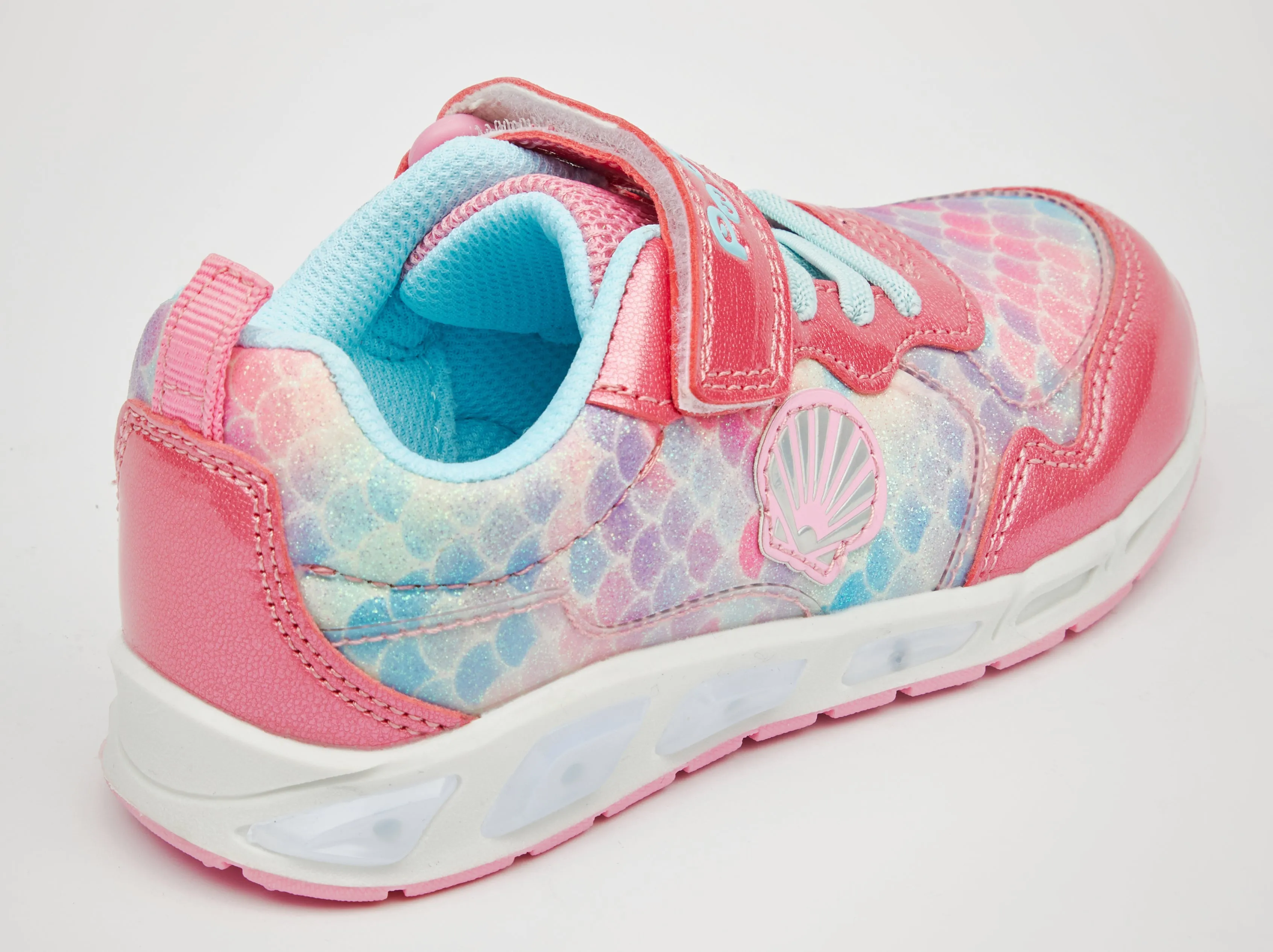 Podlers Mermaid Lights Trainer Aqua/Pink