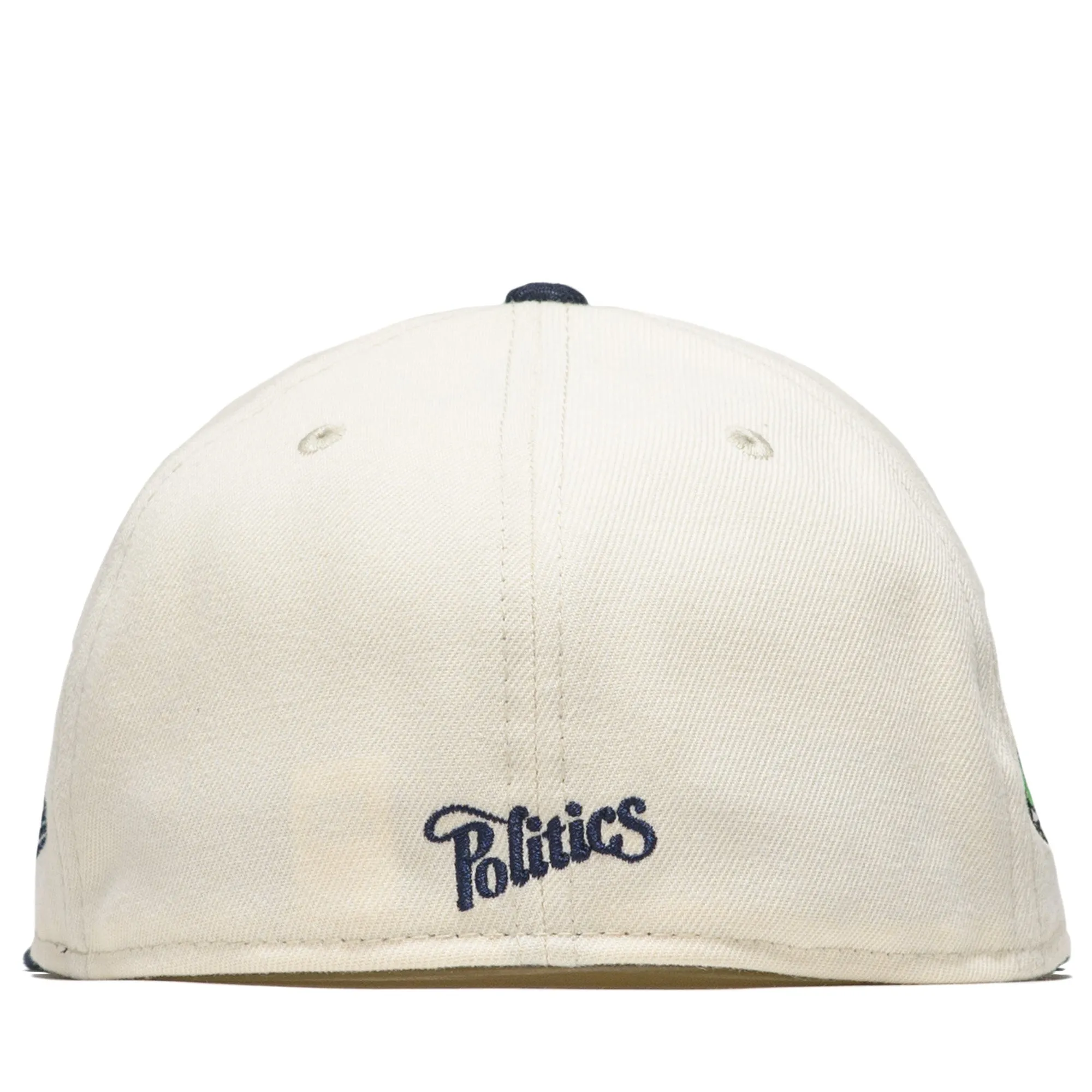 Politics x New Era City Series 59FIFTY Fitted Hat - Cream/Navy