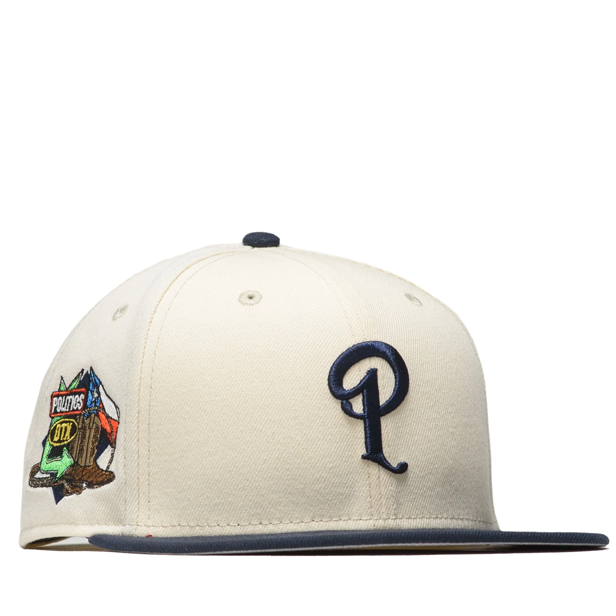 Politics x New Era City Series 59FIFTY Fitted Hat - Cream/Navy