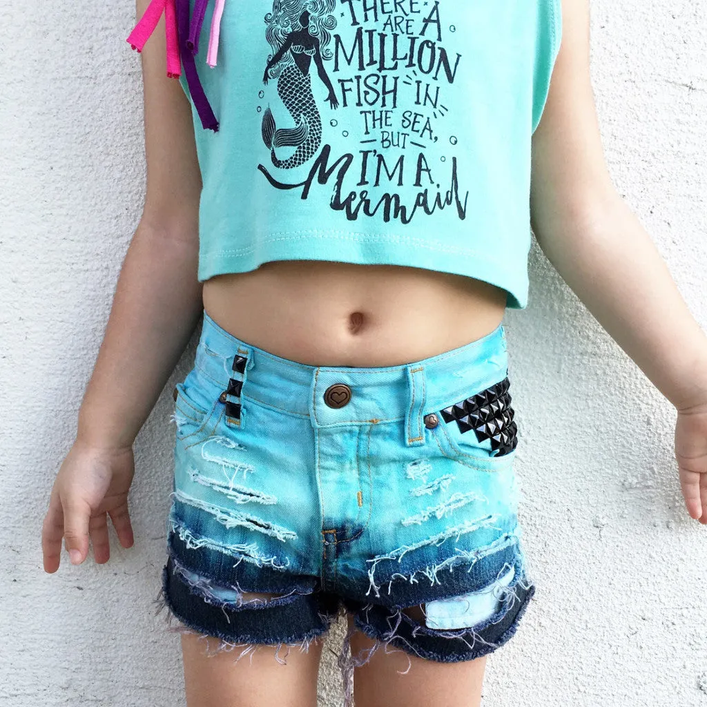 Poseidon Girl Shorties and Boy Cutoffs