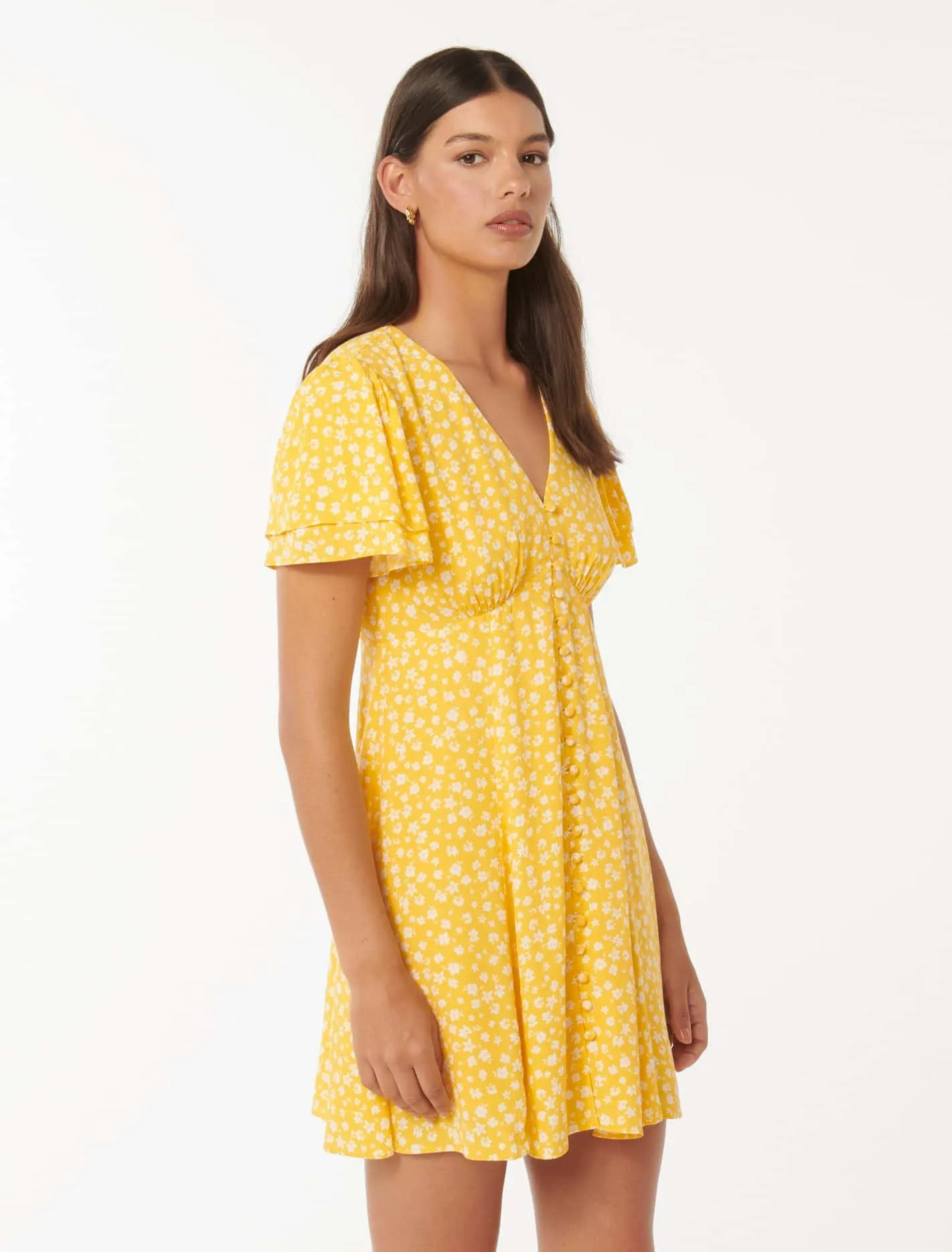 Pria Button-Through Mini Dress