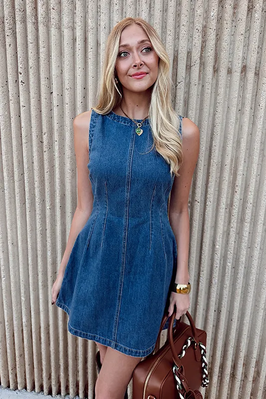 Prim Denim Mini Dress