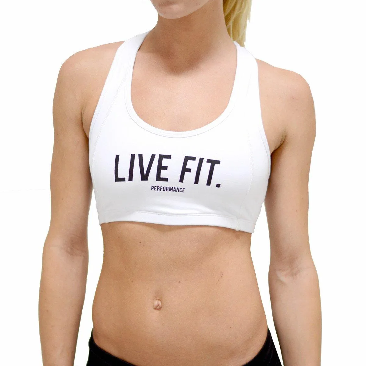 Pro Sports Bra- White