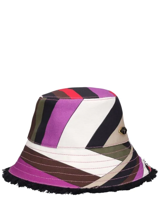 Pucci   Cotton canvas bucket hat 