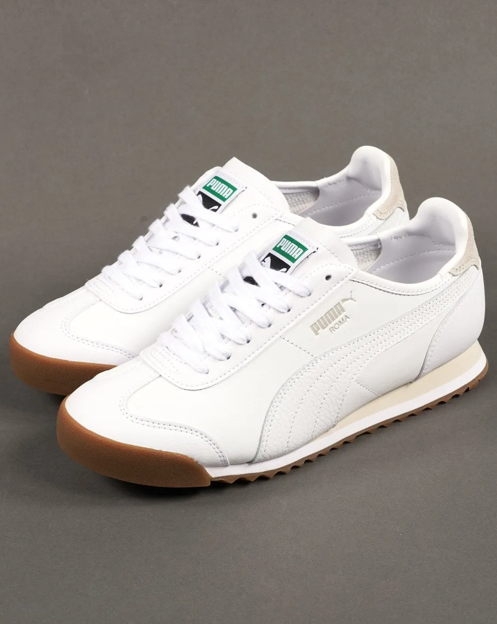 Puma Roma Leather Trainer White