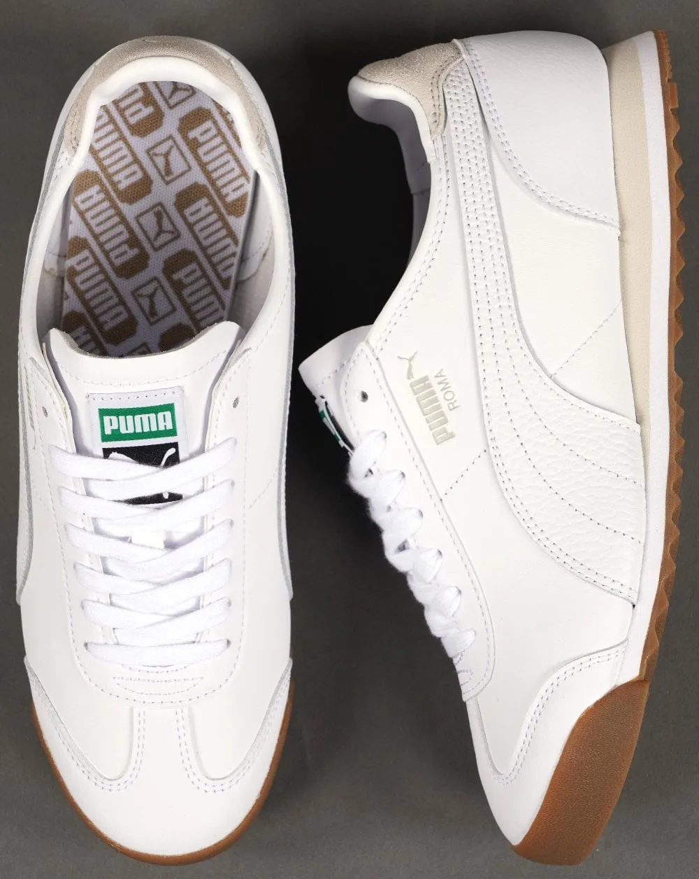 Puma Roma Leather Trainer White