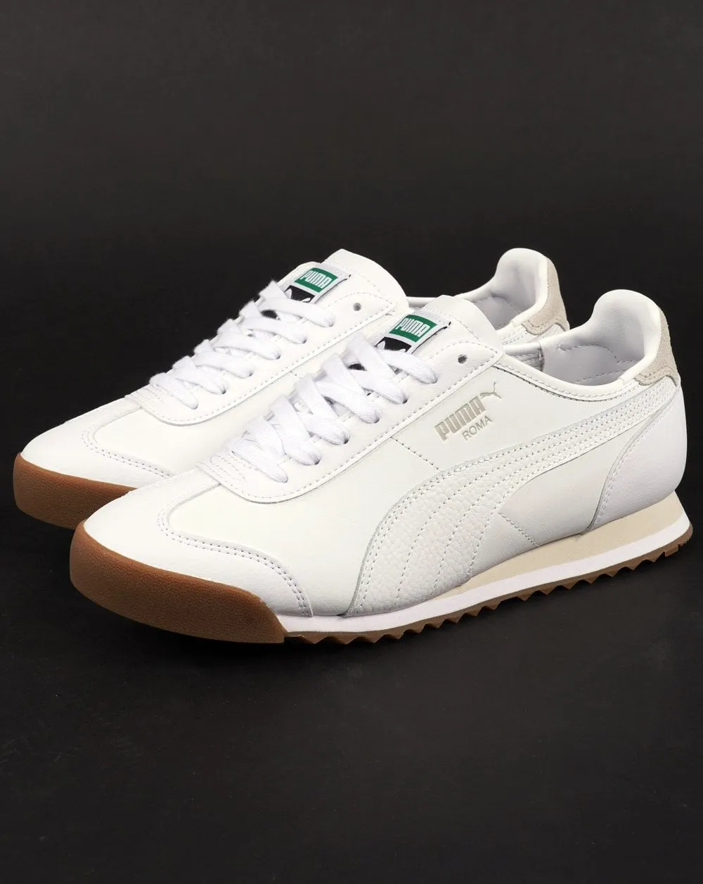 Puma Roma Leather Trainer White