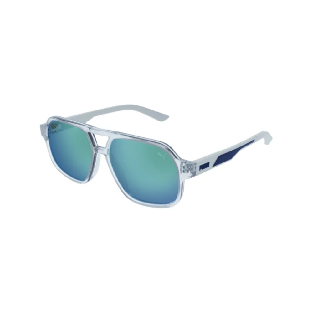 Puma Sunglasses Junior Grey Blue PJ0059S-004